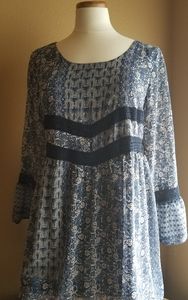 Maurices Sweet Floaty Boho Long Lined Top
